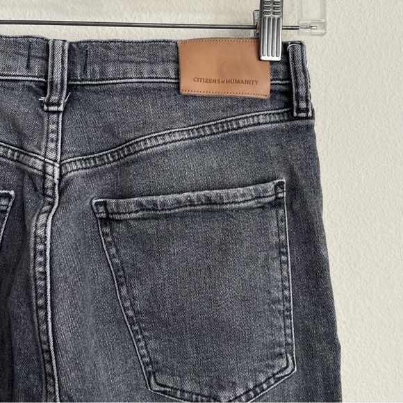 Citizens Of Humanity Premium Vintage Daphne Crop Frayed Hem Jeans - Picture 4 of 8